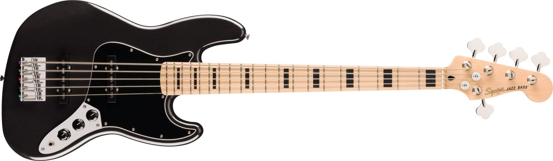 Squier Affinity Series Active Jazz Bass V Black Metallic