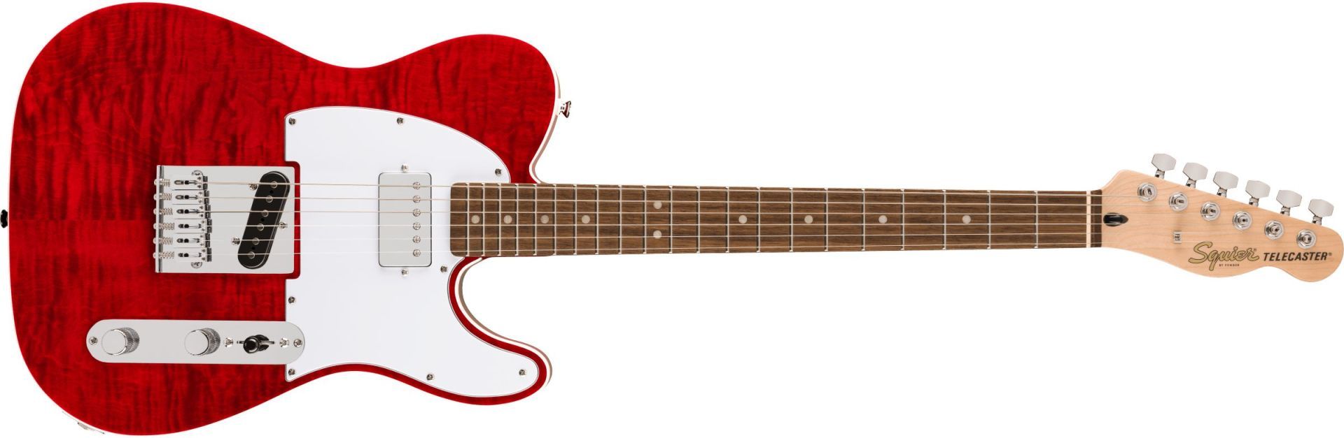 Squier Affinity Series Telecaster Laurel Crimson Red Transparent