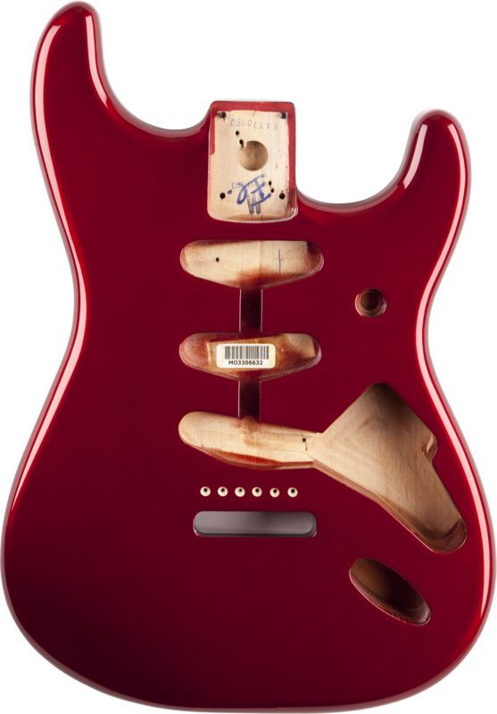 Fender Classic Series 60s Stratocaster SSS Alder Body Vintage Bridge Mount - Candy Apple Red