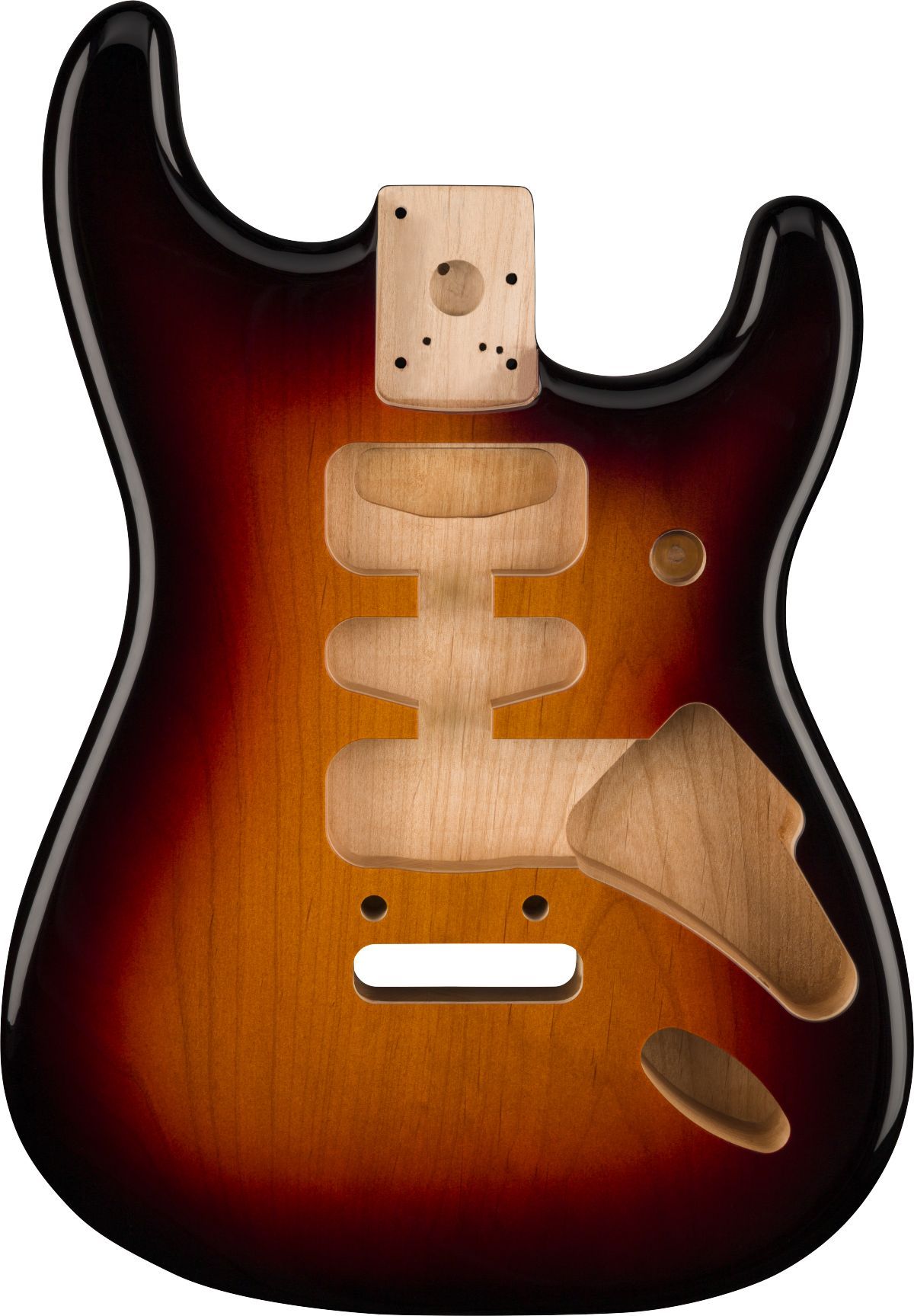 Fender Deluxe Series Stratocaster Alder Body 3-Color Sunburst