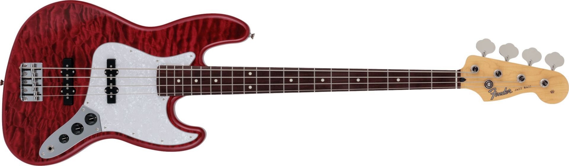 Fender 2024 Collection Made in Japan Hybrid II Jazz Bass Red Beryl