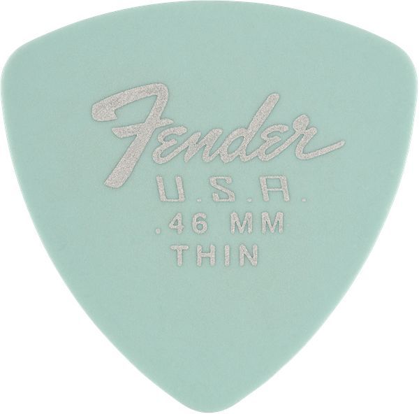 Fender Dura-Tone Delrin Picks 346 Shape - 12 Pack Daphne Blue