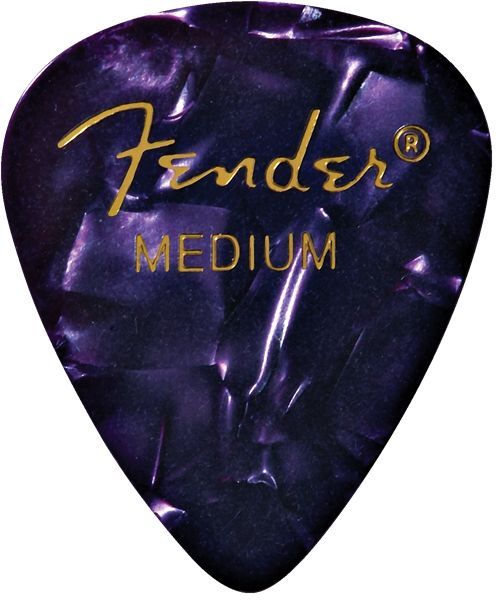 Fender Premium Celluloid Picks 351 Shape - 1 Gross (144 Pack) Purple Moto