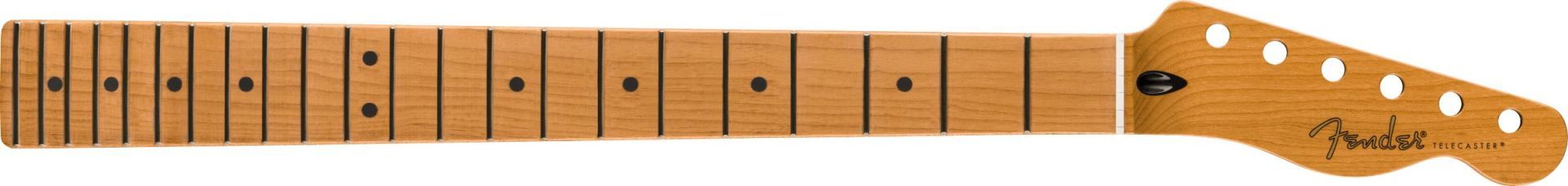Fender Satin Roasted Maple Telecaster Neck Flat Oval Shape Natural