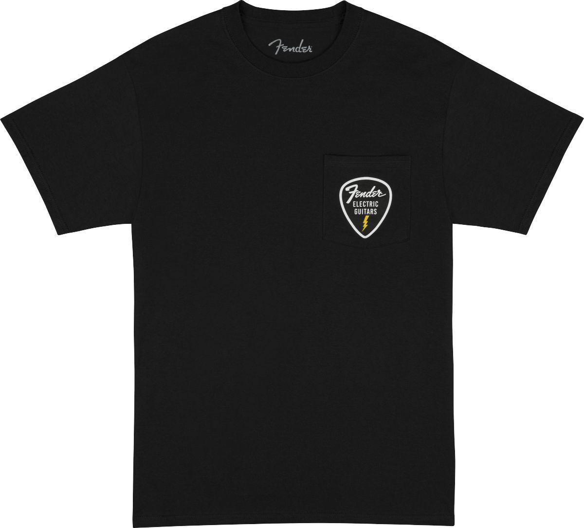 Fender Pick Patch Pocket Tees Black