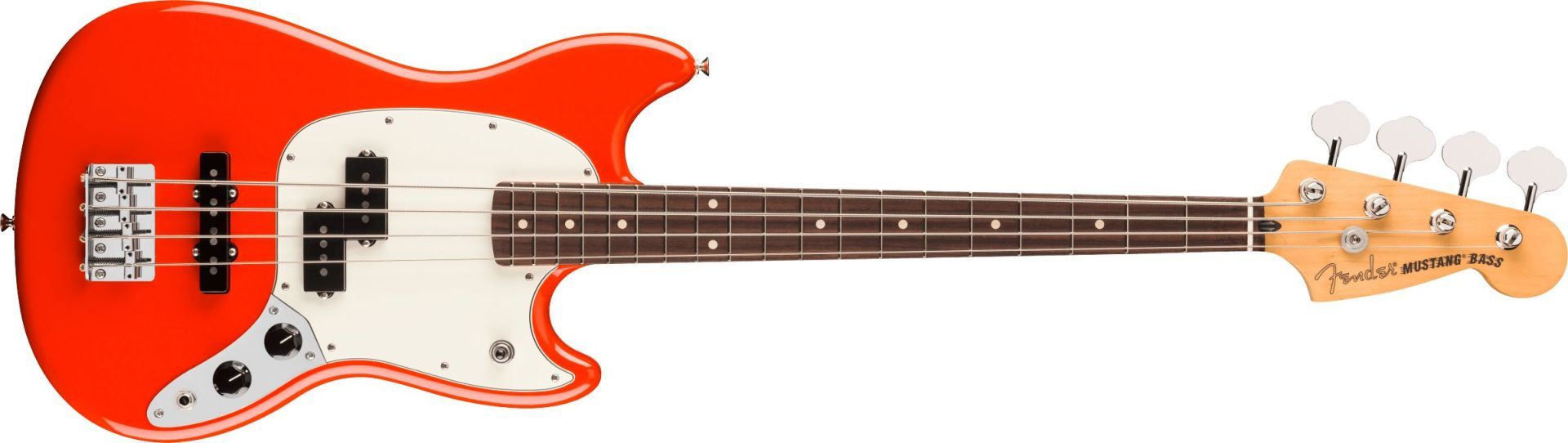 Fender Player II Mustang Bass PJ Coral Red