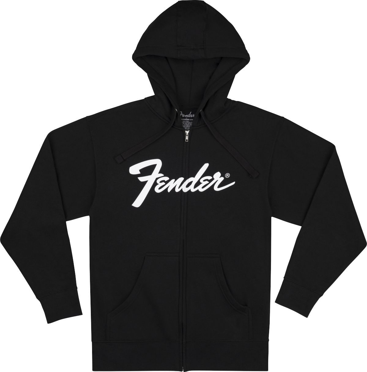 Fender Transition Logo Zip Front Hoodies Black