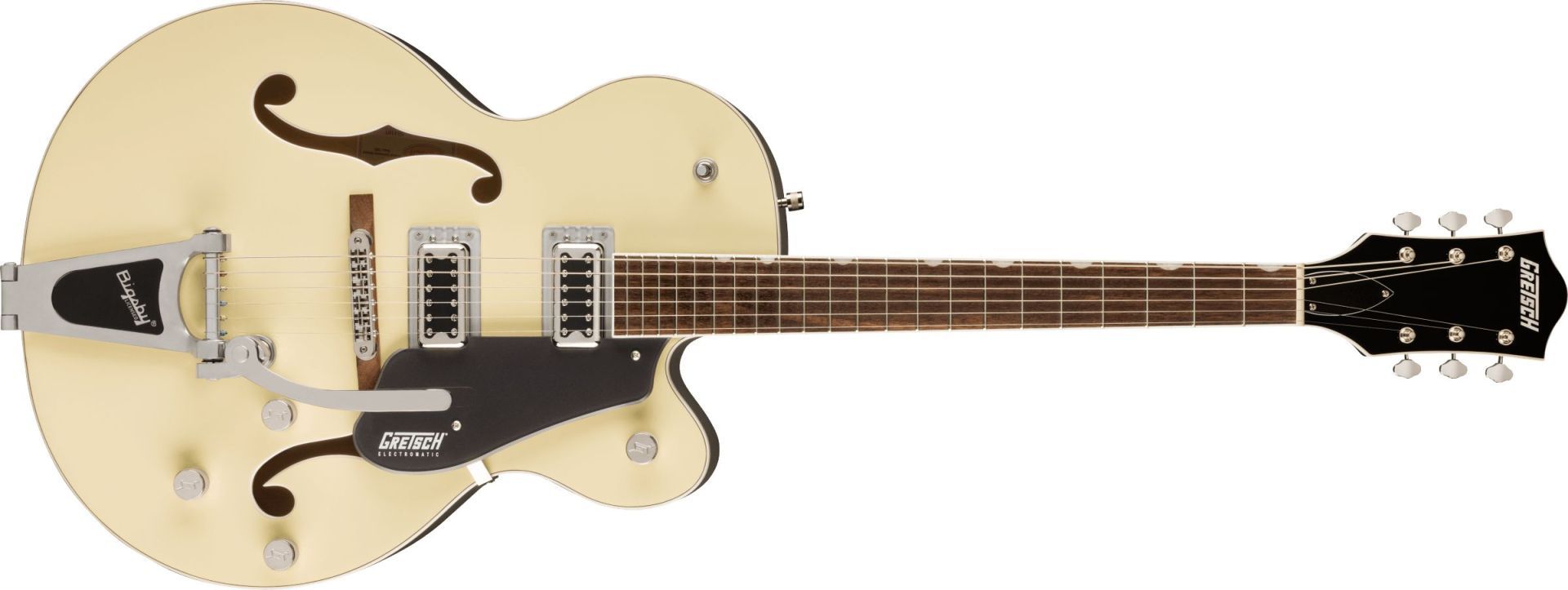 Gretsch Guitars G5420T Electromatic Classic Hollow Body Single-Cut with Bigsby Two-Tone Vintage White/London Grey