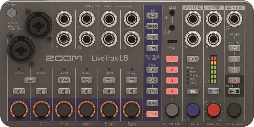 Zoom LiveTrak L-6