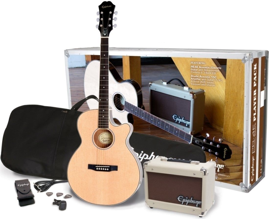 Epiphone PR-4E Player Pack Natural