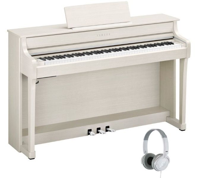 Yamaha CLP-835 White Birch + HPH-100