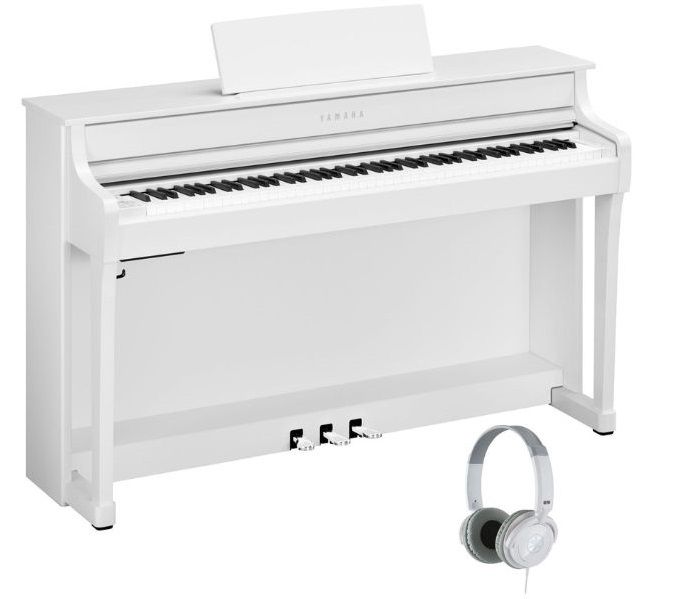 Yamaha CLP-835 White + HPH-100