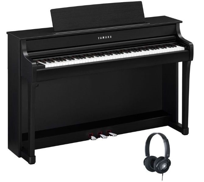 Yamaha CLP-845 Black + HPH-100