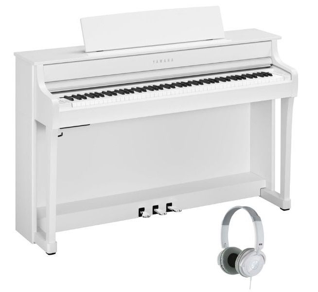 Yamaha CLP-845 White + HPH-100