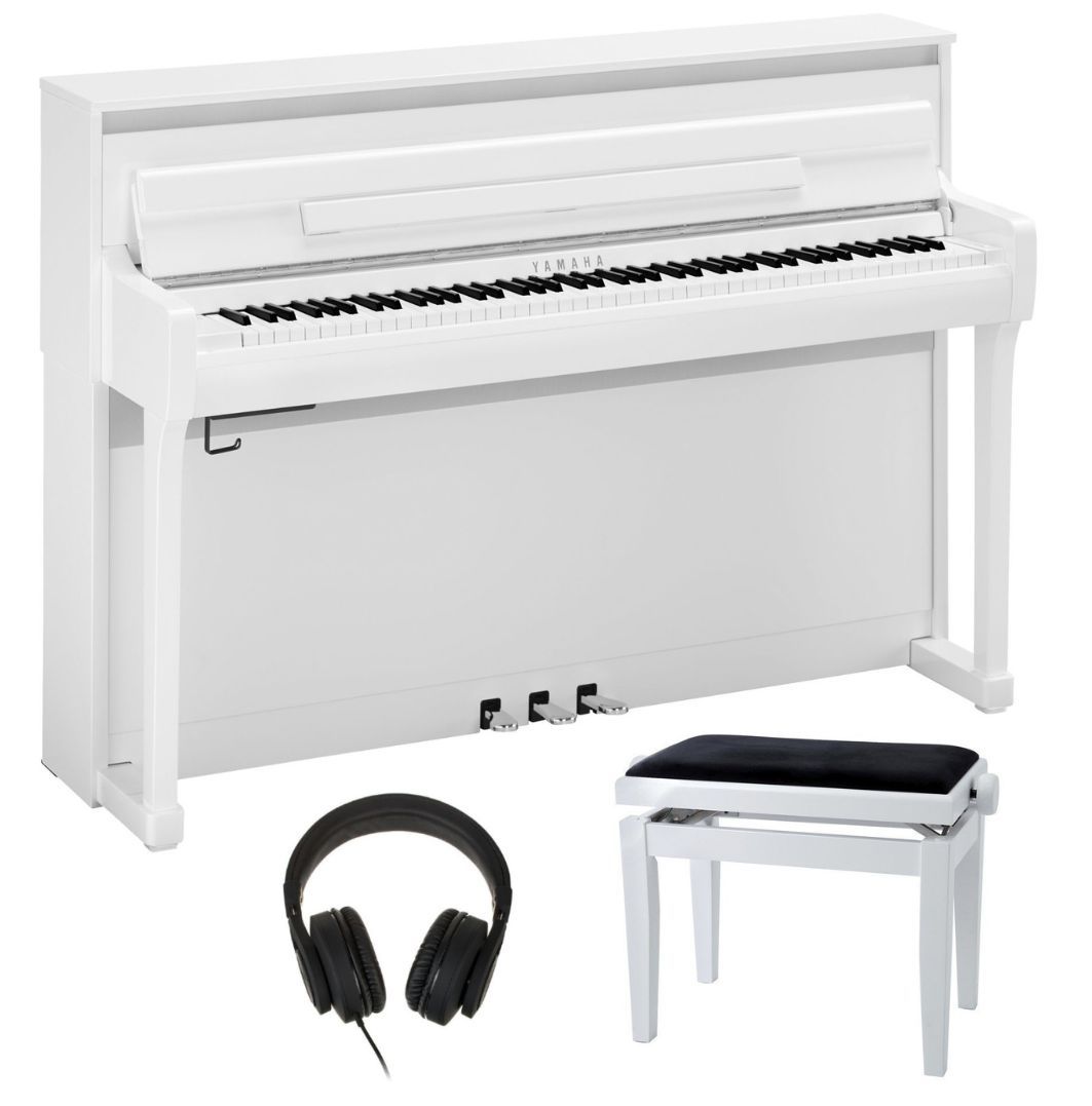 Yamaha CLP-885 Polished White SET