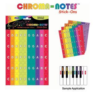 Boomwhackers Chroma-Notes Stick-Ons