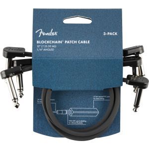 Fender Blockchain 12' Patch Cable 3-Pack