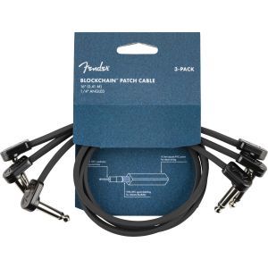 Fender Blockchain 16' Patch Cable 3-Pack