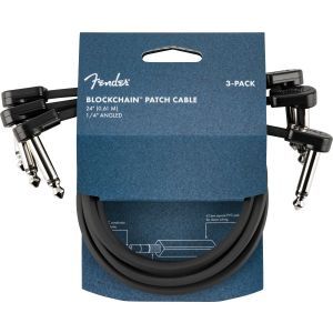 Fender Blockchain 24' Patch Cable 3-Pack