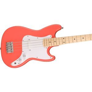 Squier Sonic Bronco Bass Tahitian Coral