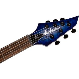 Jackson Pro Series Signature Chris Broderick Soloist HT6P Transparent Blue