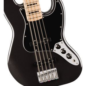 Squier Affinity Series Active Jazz Bass V Black Metallic