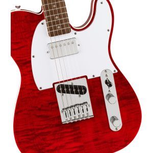 Squier Affinity Series Telecaster Laurel Crimson Red Transparent