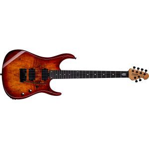 Sterling by Music Man JP150 DiMarzio Blood Orange Burst