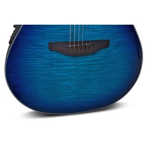 Ovation Celebrity Elite Plus Mid Cutaway Blue Flamed Maple