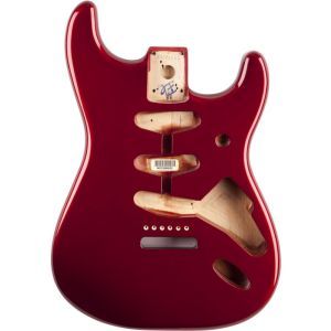 Fender Classic Series 60s Stratocaster SSS Alder Body Vintage Bridge Mount - Candy Apple Red