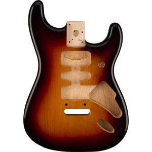 Fender Deluxe Series Stratocaster Alder Body 3-Color Sunburst