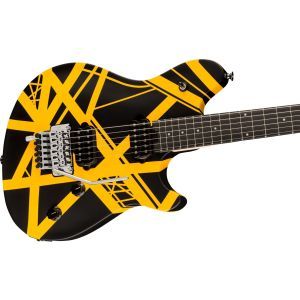 EVH Wolfgang Special Striped Black and Yellow