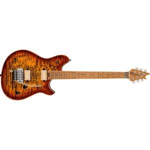 EVH Wolfgang Special QM Baked Maple Fingerboard Tiger Eye Glow