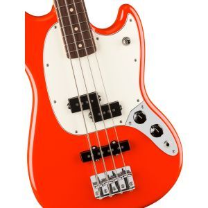 Fender Player II Mustang Bass PJ Coral Red