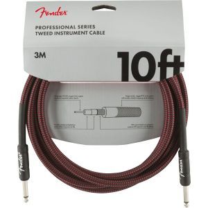 Fender Professional Series Instrument Cable Tweed Red Tweed