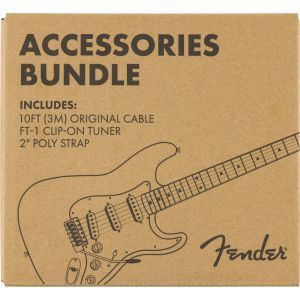 Fender Accessories Bundle Pack - Cable Tuner Strap