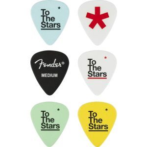 Fender Tom DeLonge 351 Celluloid Picks (6) Multi-Color