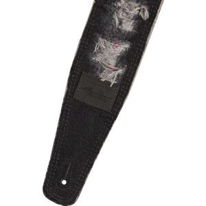 Fender x Wrangler Ripped Denim Strap Black