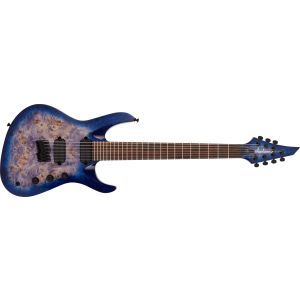 Jackson Pro Series Signature Chris Broderick Soloist HT7P Transparent Blue