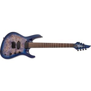 Jackson Pro Series Signature Chris Broderick Soloist HT7P Transparent Blue