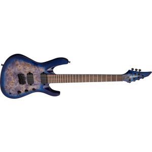 Jackson Pro Series Signature Chris Broderick Soloist HT7P Transparent Blue