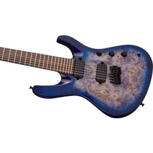 Jackson Pro Series Signature Chris Broderick Soloist HT7P Transparent Blue