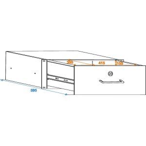 Omnitronic Rack Drawer with lock 4U