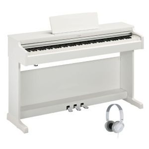 Yamaha YDP-165 White + HPH-100