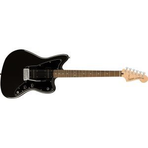 Squier FSR Affinity Series Jazzmaster Laurel Fingerboard Black Pickguard Metallic Black