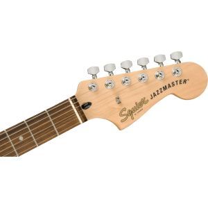 Squier FSR Affinity Series Jazzmaster Laurel Fingerboard Black Pickguard Metallic Black