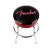 Fender Red Sparkle Logo Barstool Black-Red Sparkle