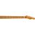 Fender Satin Roasted Maple Telecaster Neck Flat Oval Shape Natural