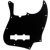 Fender 10-Hole Contemporary Jazz Bass Pickguards Black