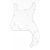 Fender 13-Hole Multi-Ply Modern-Style Precision Bass Pickguards White